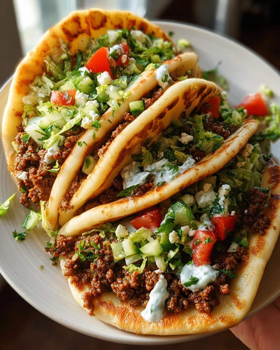 Mediterranean Ground Beef Pita Pockets - detail 2