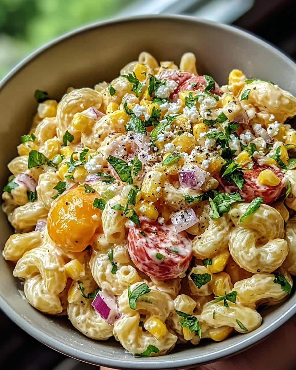 Mexican Street Corn Pasta Salad - detail 1