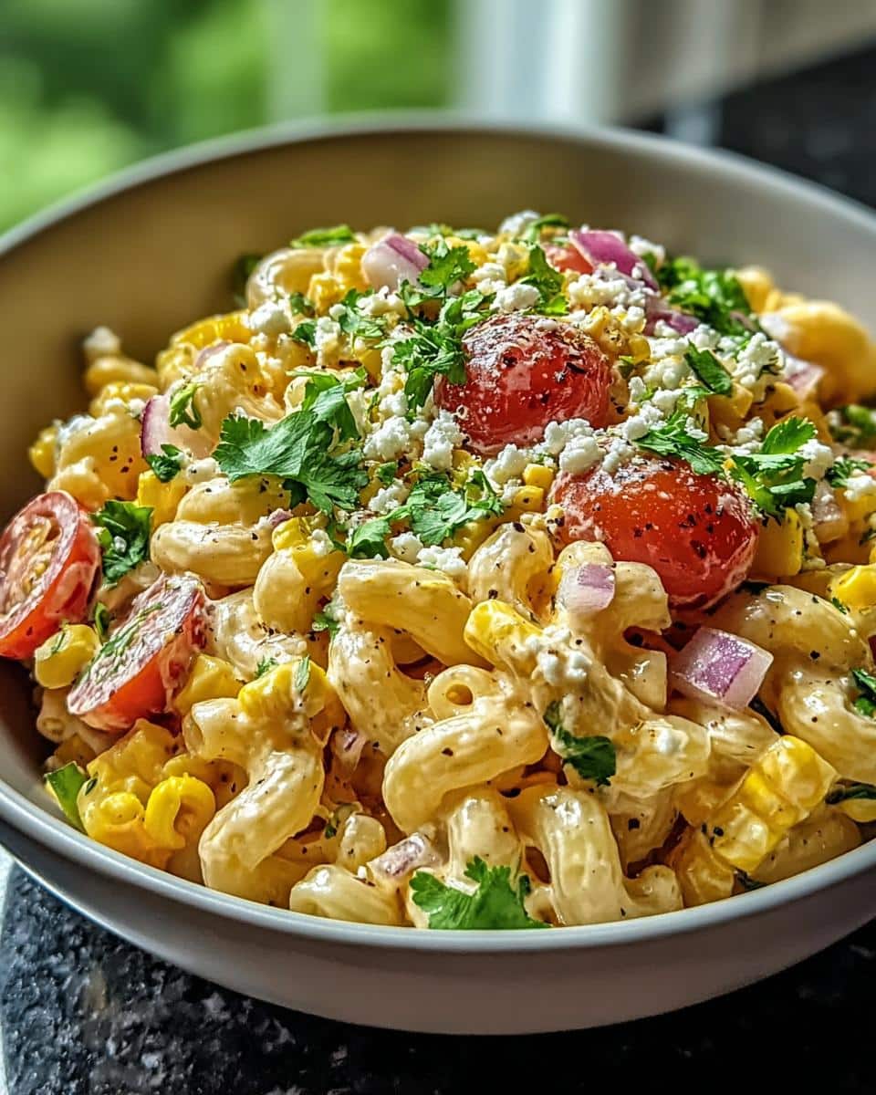 Mexican Street Corn Pasta Salad - detail 2