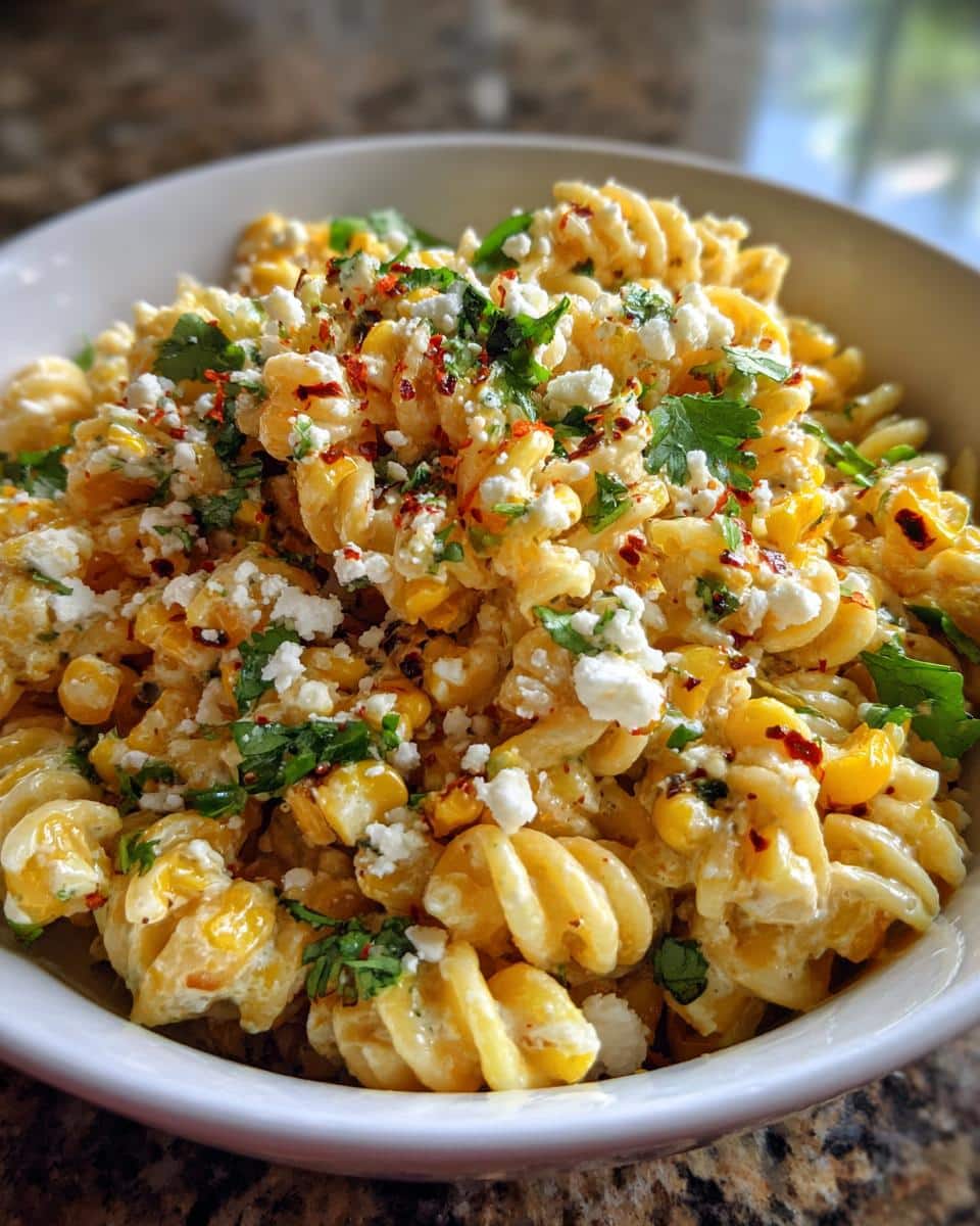 Mexican Street Corn Pasta Salad - detail 2