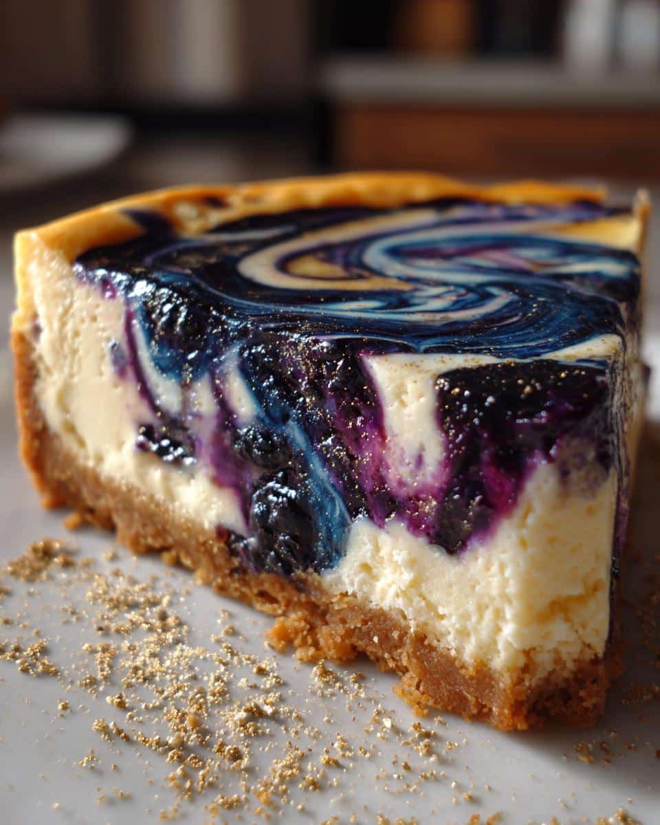 Midnight Blueberry Cheesecake - detail 1