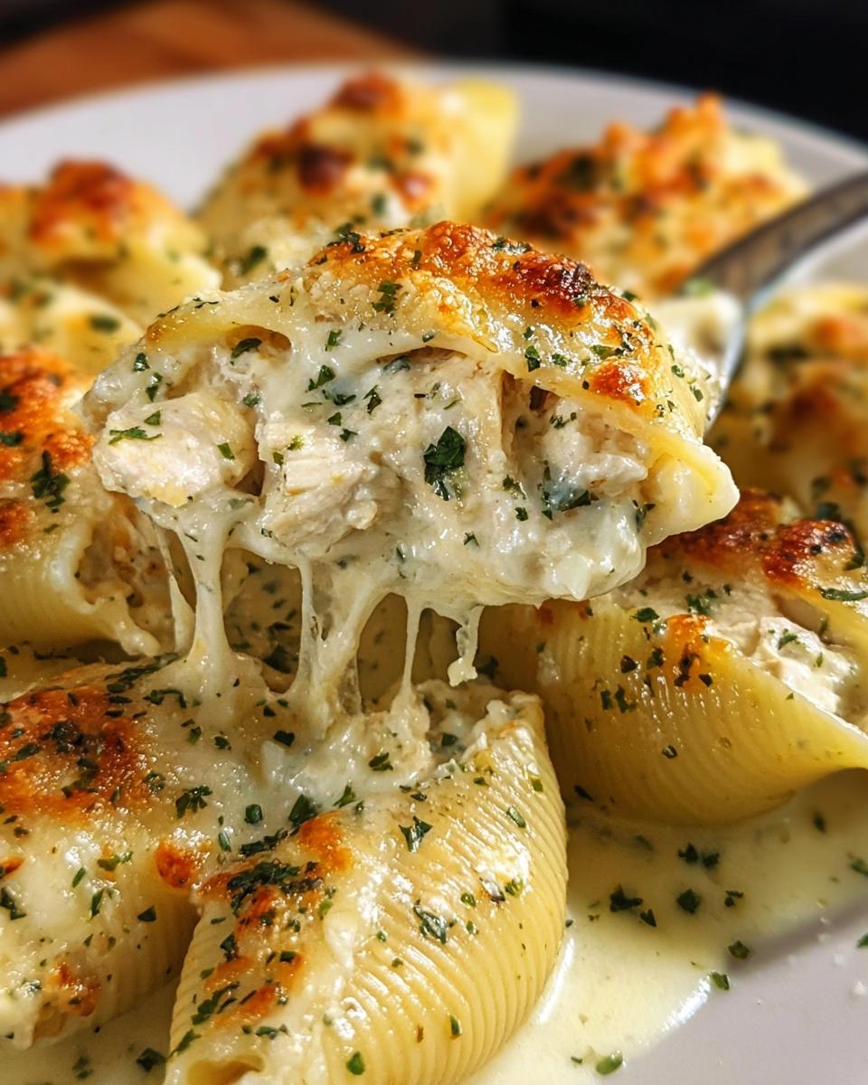 Million Dollar Chicken Alfredo Stuffed Shells - detail 1
