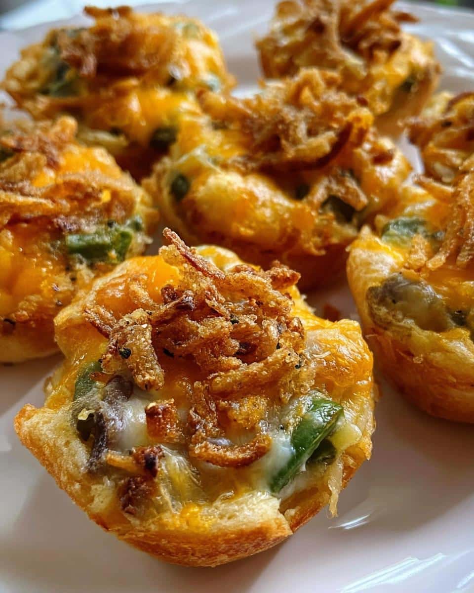 Mini Green Bean Casserole Bites - detail 2