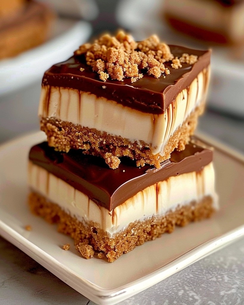 No-Bake Biscoff Slice