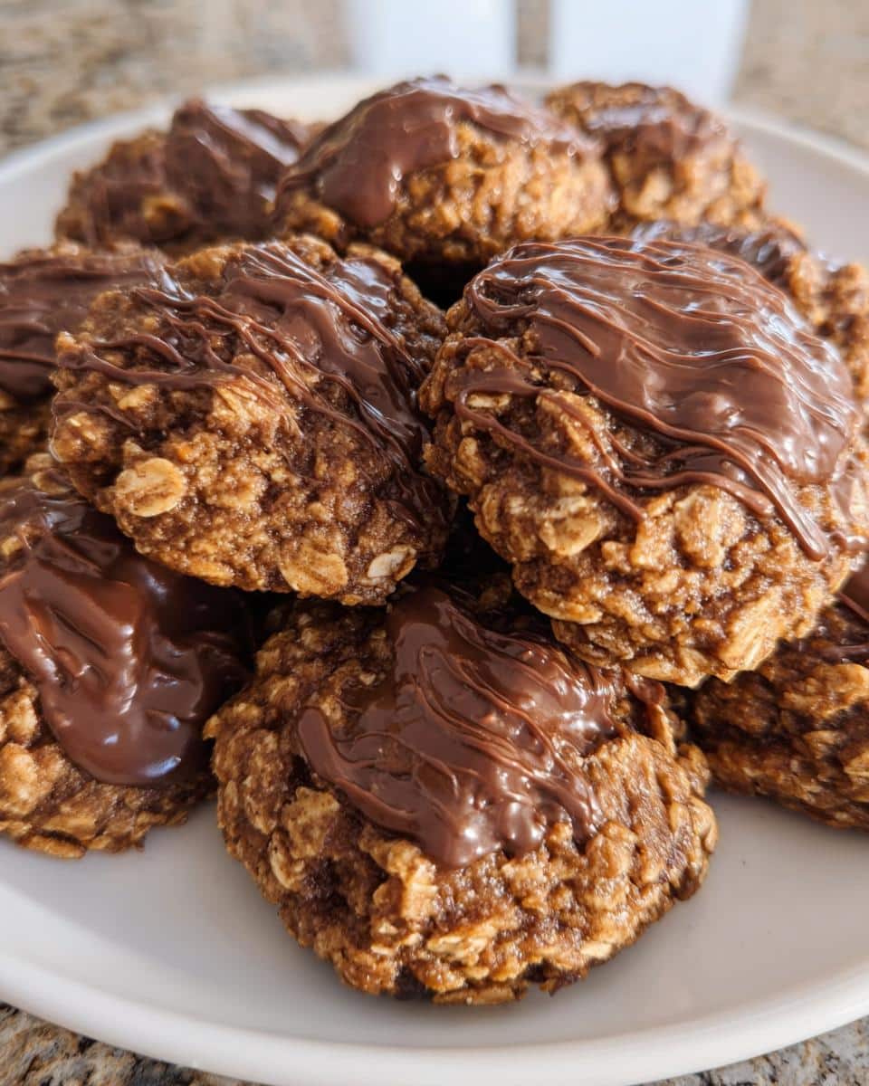 No Bake Chocolate-Peanut Butter Cookies - detail 1