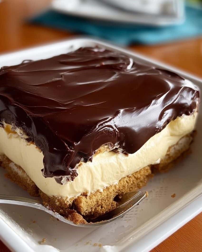 No-Bake Eclair Cake