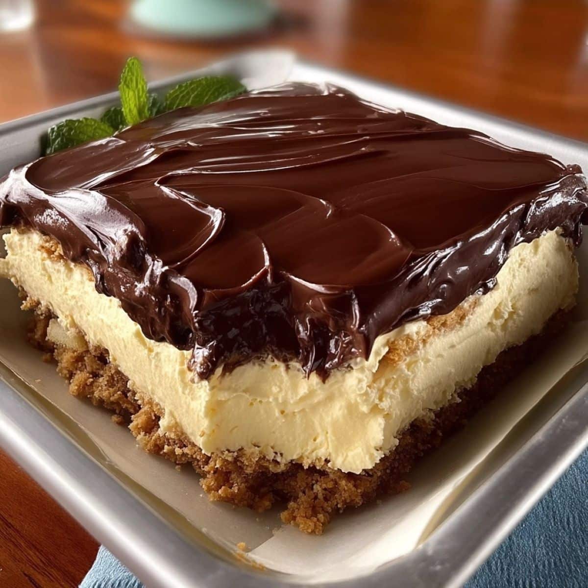 No-Bake Eclair Cake