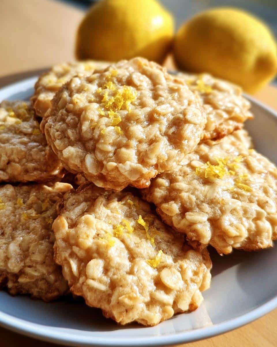 No-Bake Lemon Oatmeal Cookies - detail 1