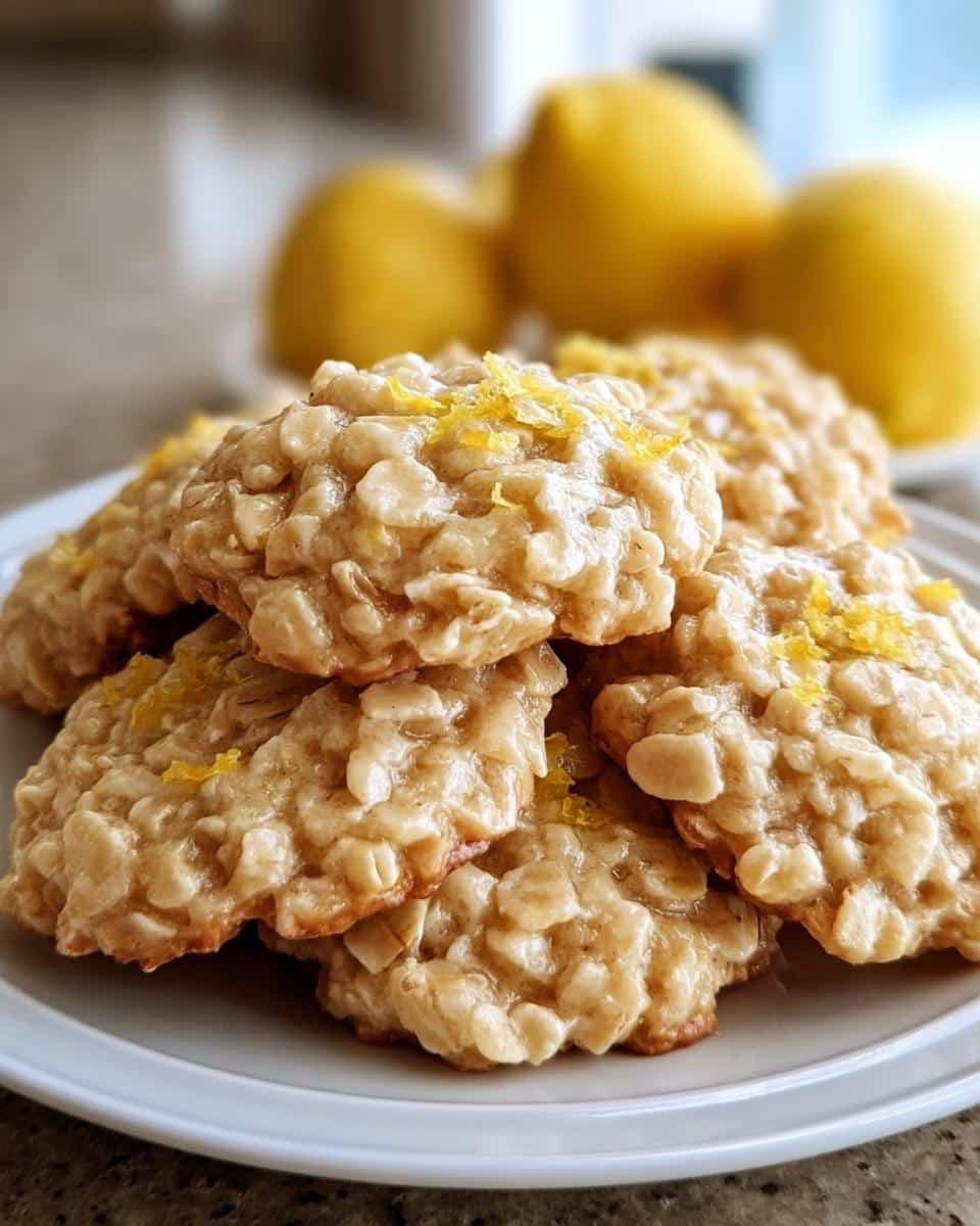 No-Bake Lemon Oatmeal Cookies - detail 2
