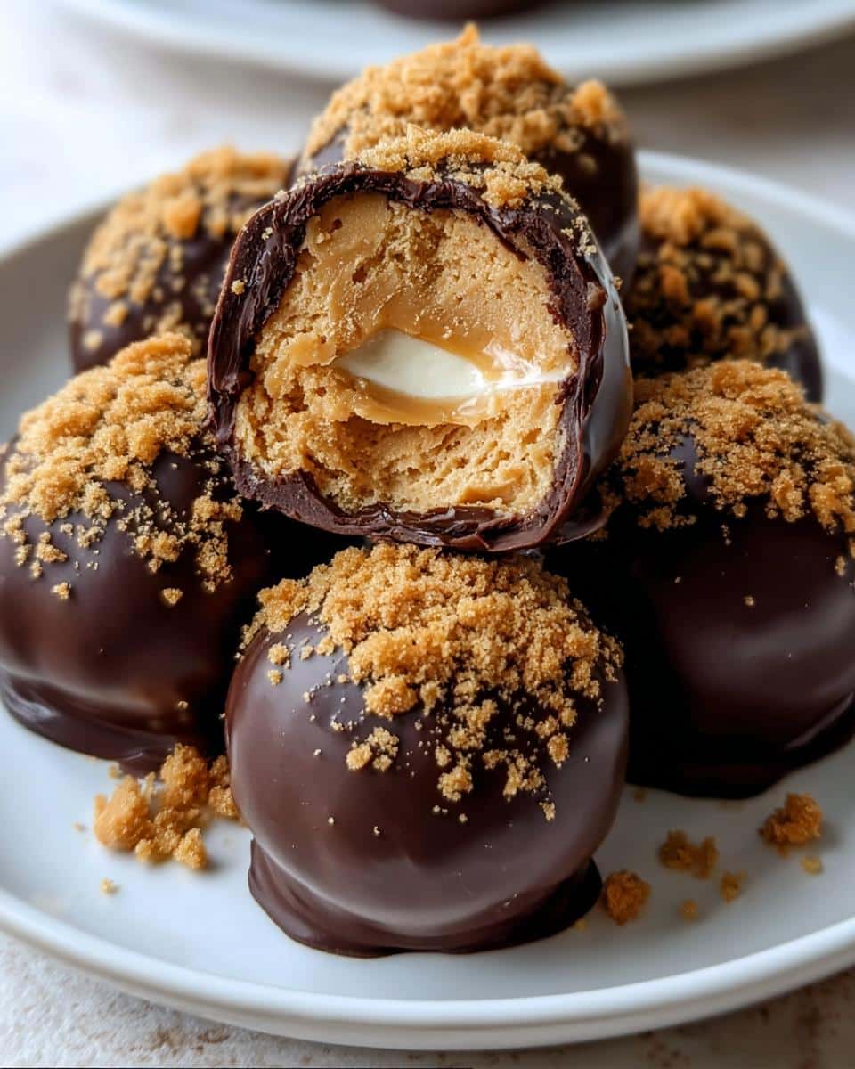 No-Bake Peanut Butter Cheesecake Balls - detail 1