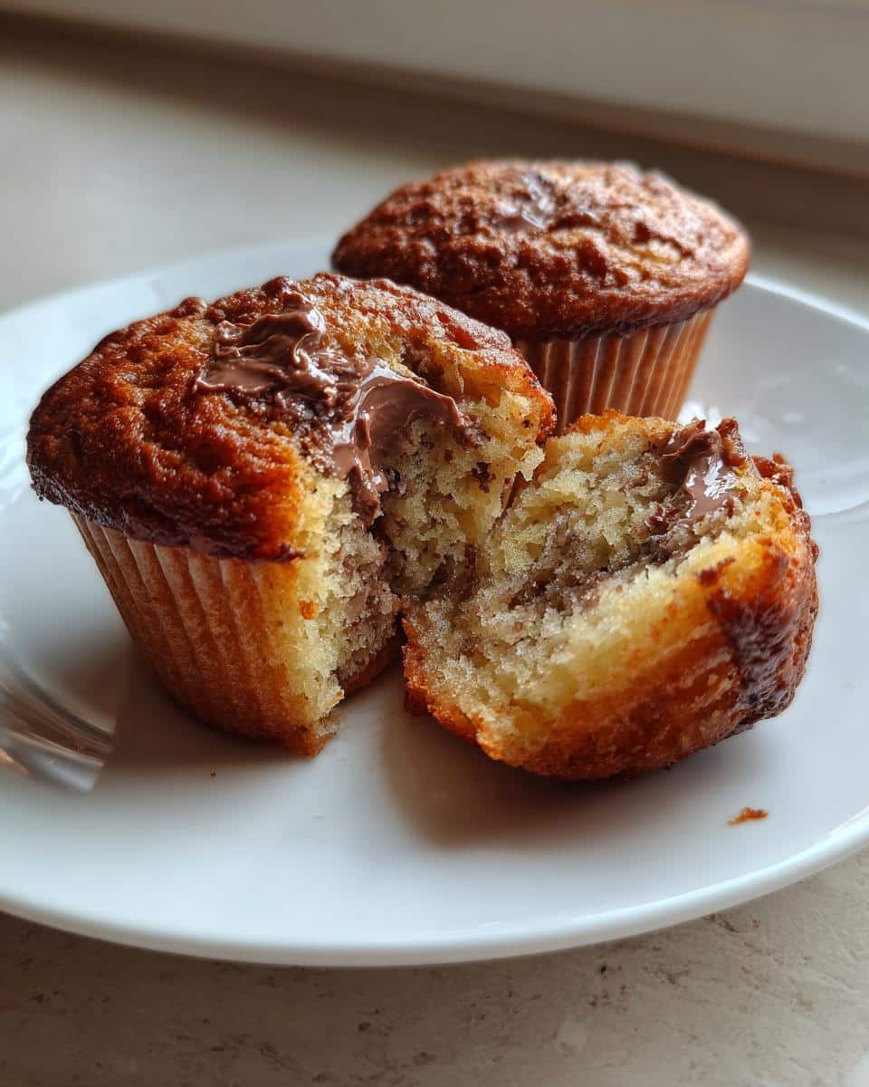 Nutella Banana Muffins