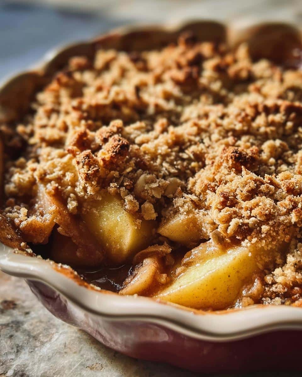 Old Fashioned Apple Crisp - detail 1