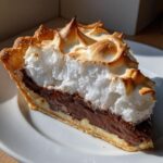 Old Fashioned Chocolate Pie with Golden Meringue