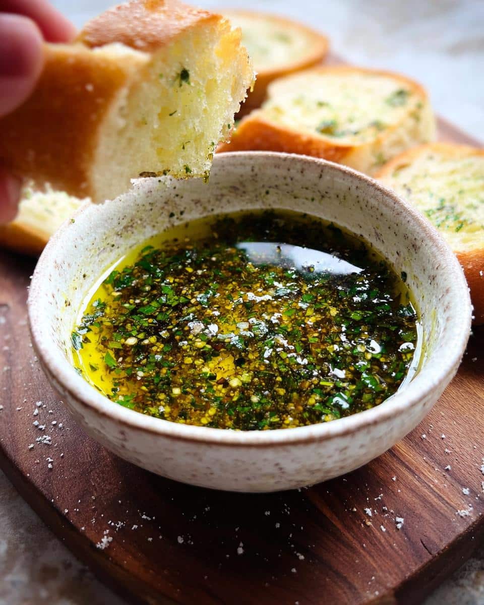 Olive Oil Bread Dip - detail 1