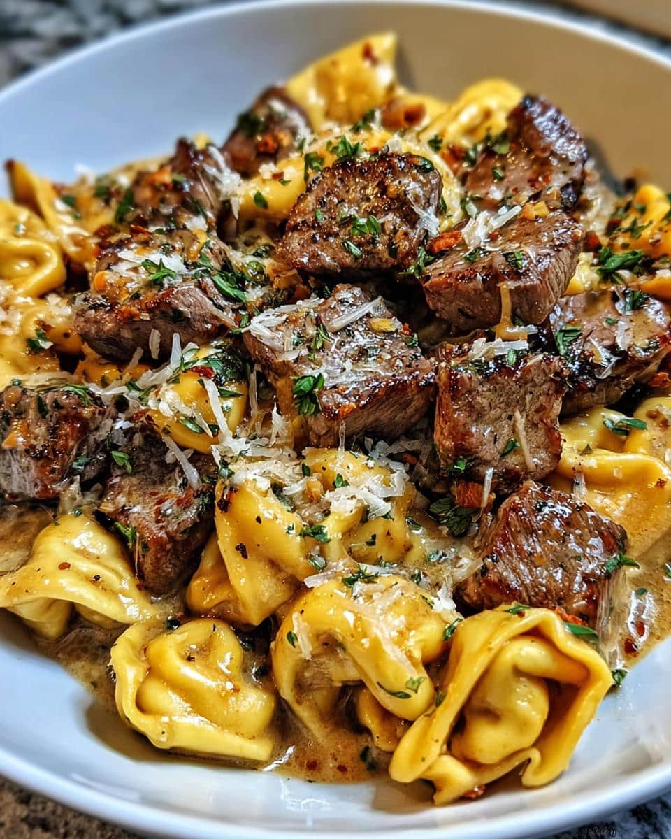 One-Pan Cowboy Butter Tortellini Steak Bites - detail 1