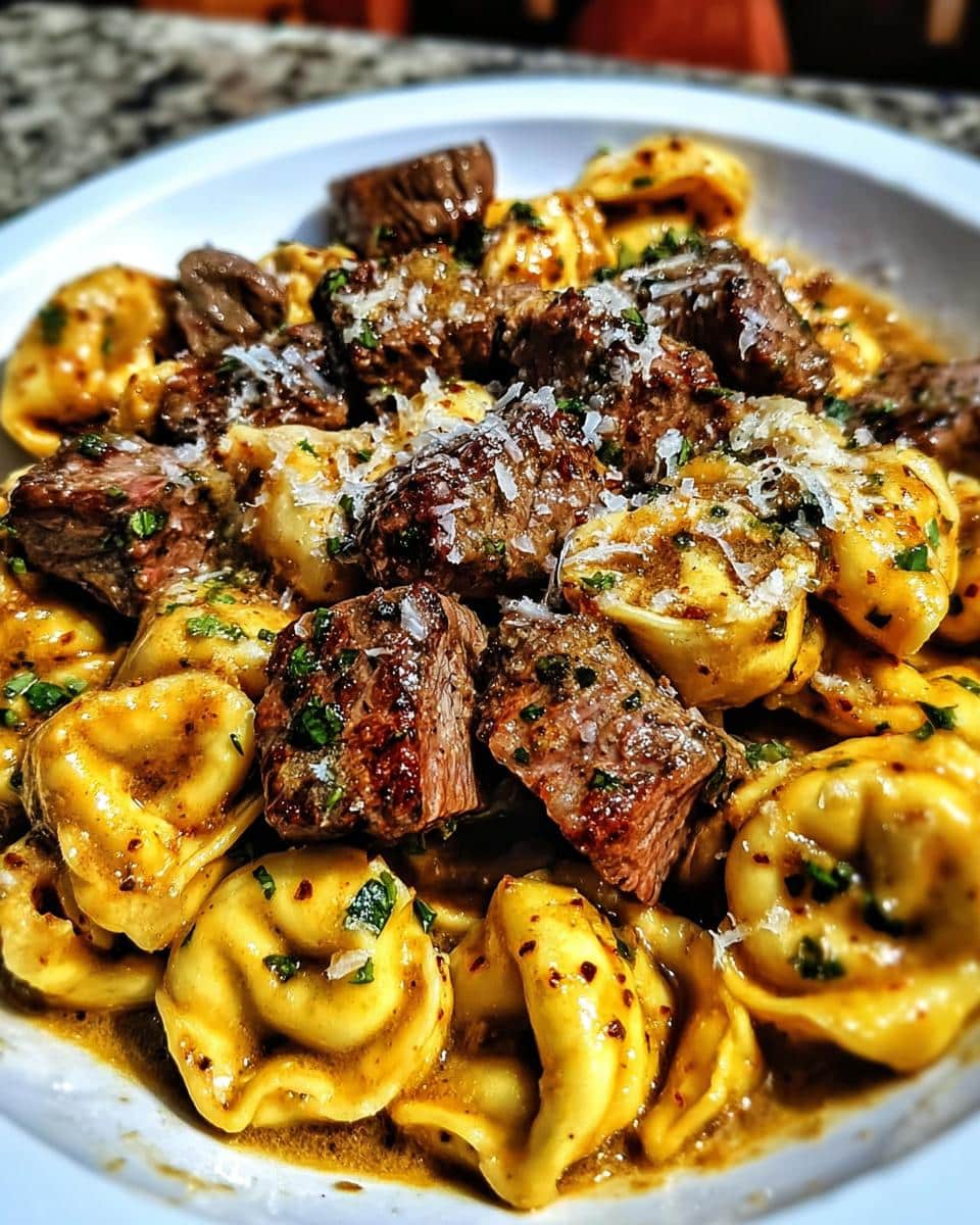 One-Pan Cowboy Butter Tortellini Steak Bites - detail 2
