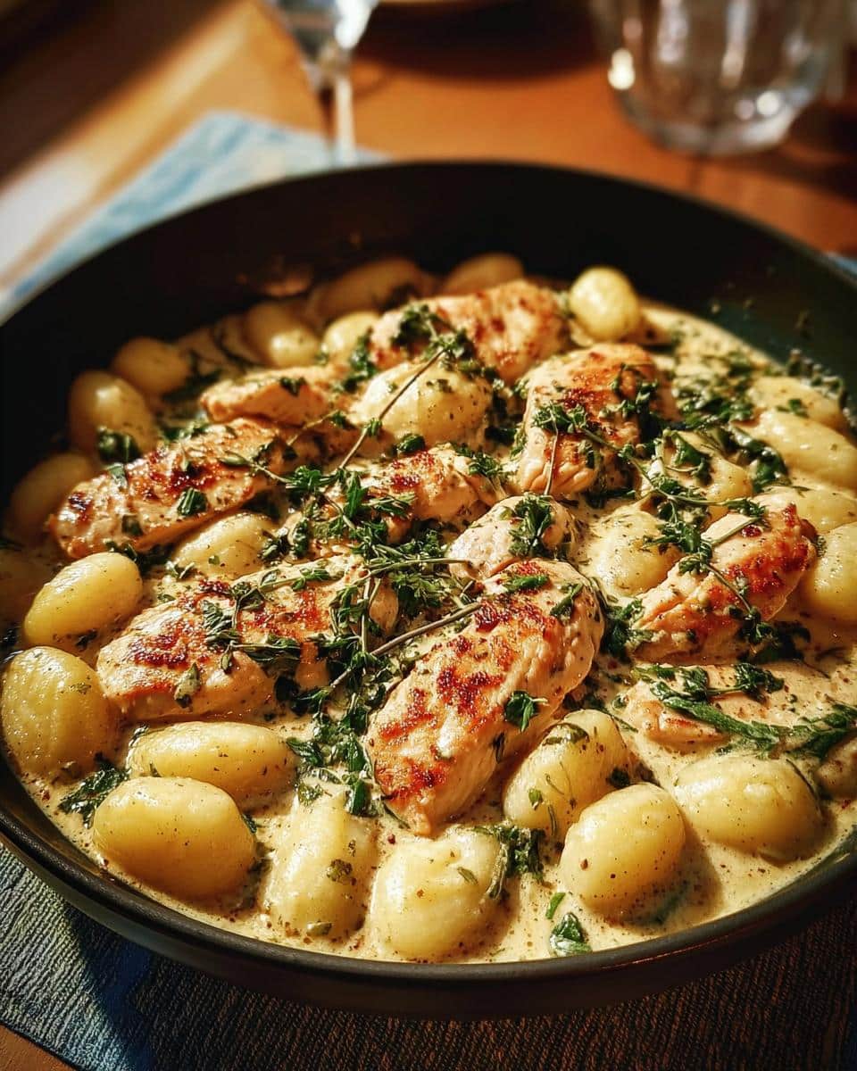 One-Pan Creamy Garlic Chicken Gnocchi - detail 1