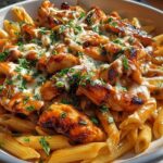 One-Pan Tangy Honey BBQ Chicken Penne