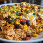 One-Pot Cheesy Southwest Chicken & Rice