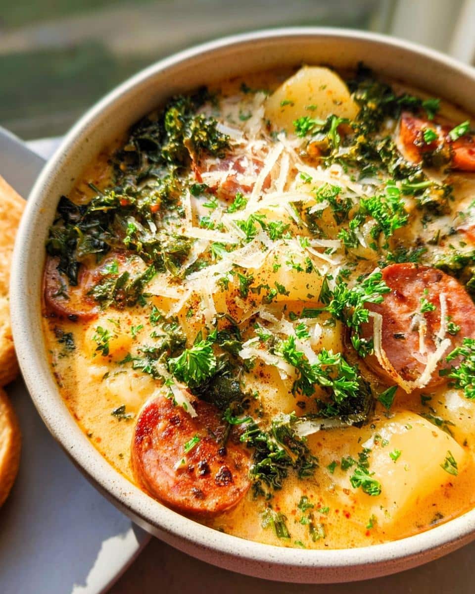 One-Pot Sausage, Kale, and Potato Soup - detail 2