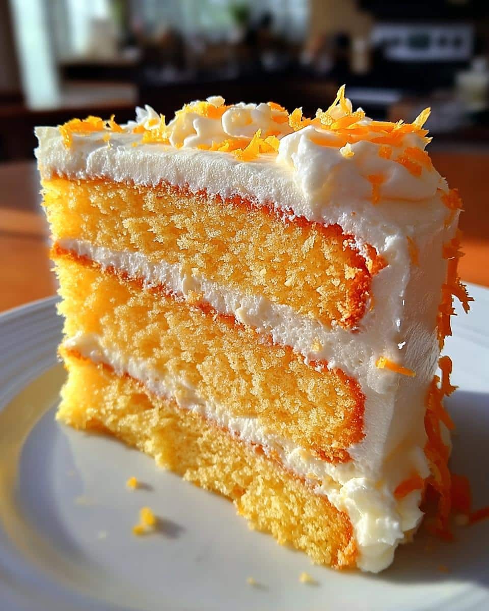 Orange Creamsicle Cake - detail 1