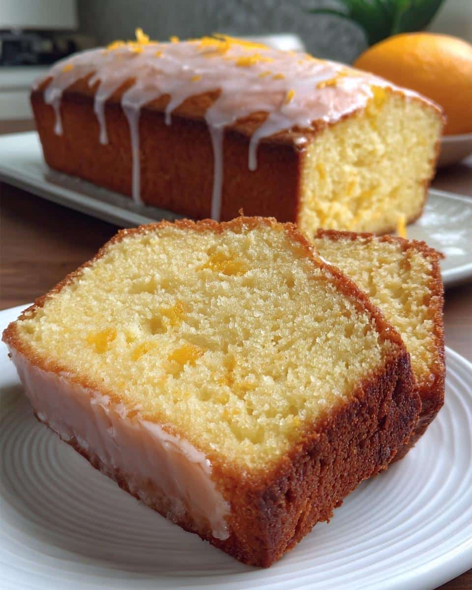 Orange Loaf Cake - detail 2