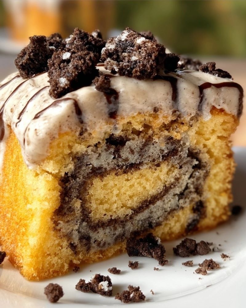 Oreo Honeybun Cake