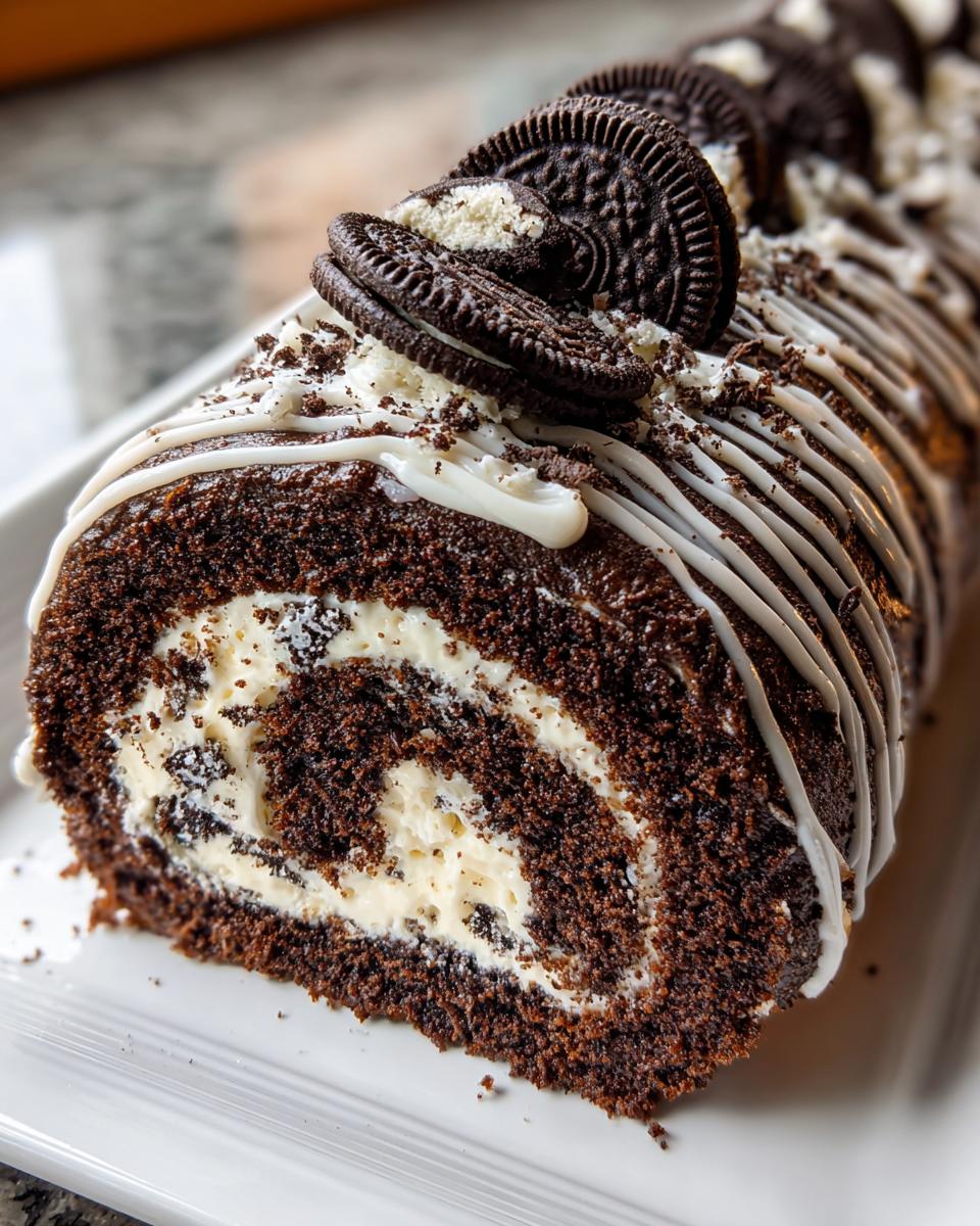 Oreo Roll Dessert