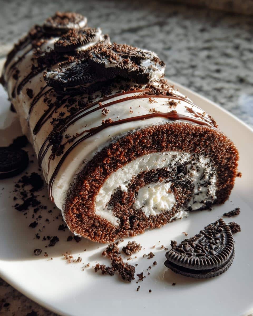 Oreo Roll Dessert
