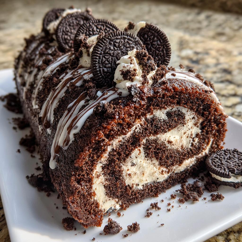 Oreo Roll Dessert