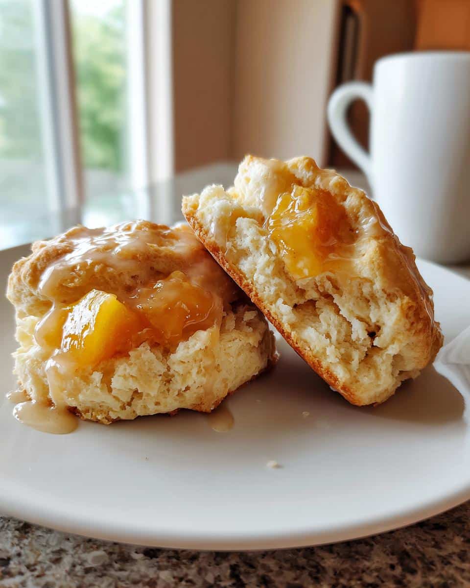 Peach Butter Swim Biscuits