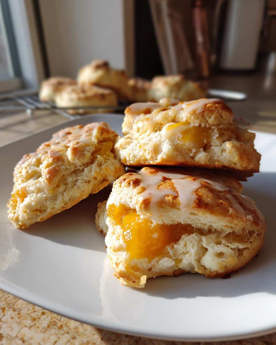 Peach Butter Swim Biscuits