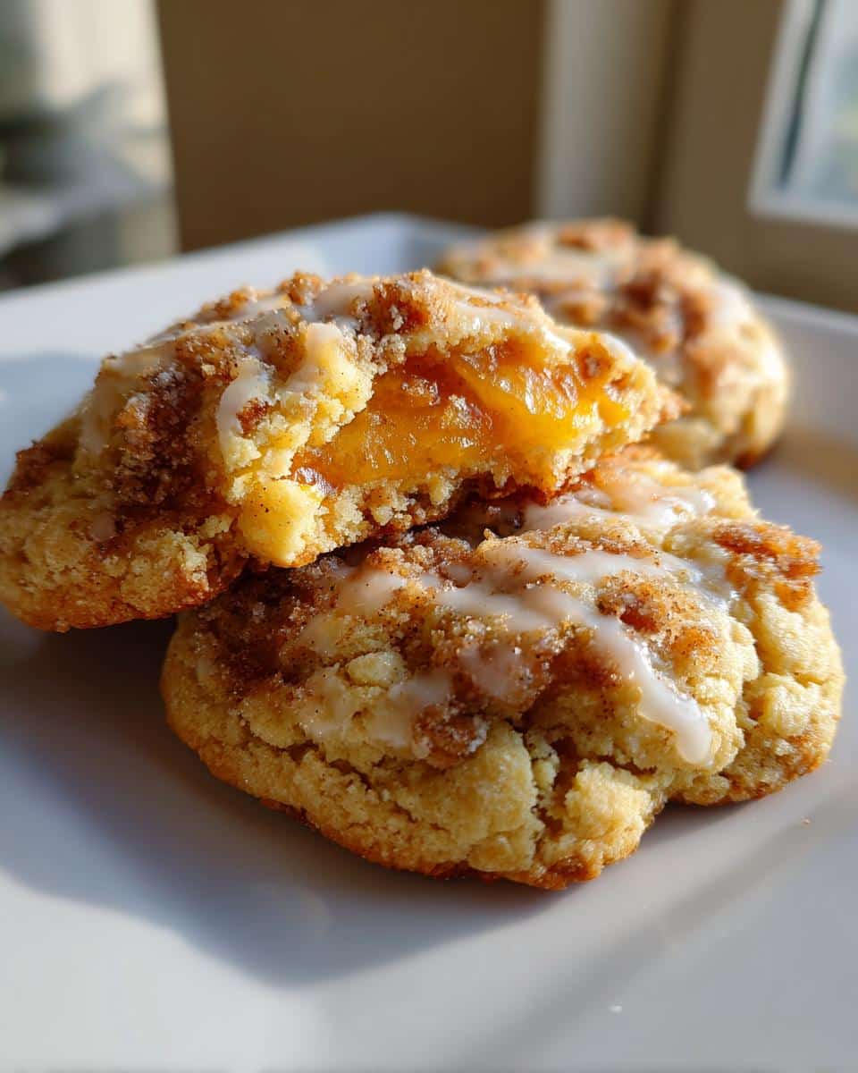 Peach Cobbler Cookies - detail 1