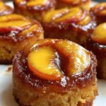 Peach Upside-Down Mini Cakes
