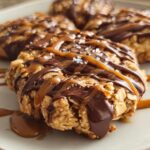 Peanut Butter Chocolate Caramel Cookies