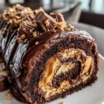 Peanut Butter Cup Chocolate Roll