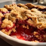Peanut Butter and Jelly Cobbler