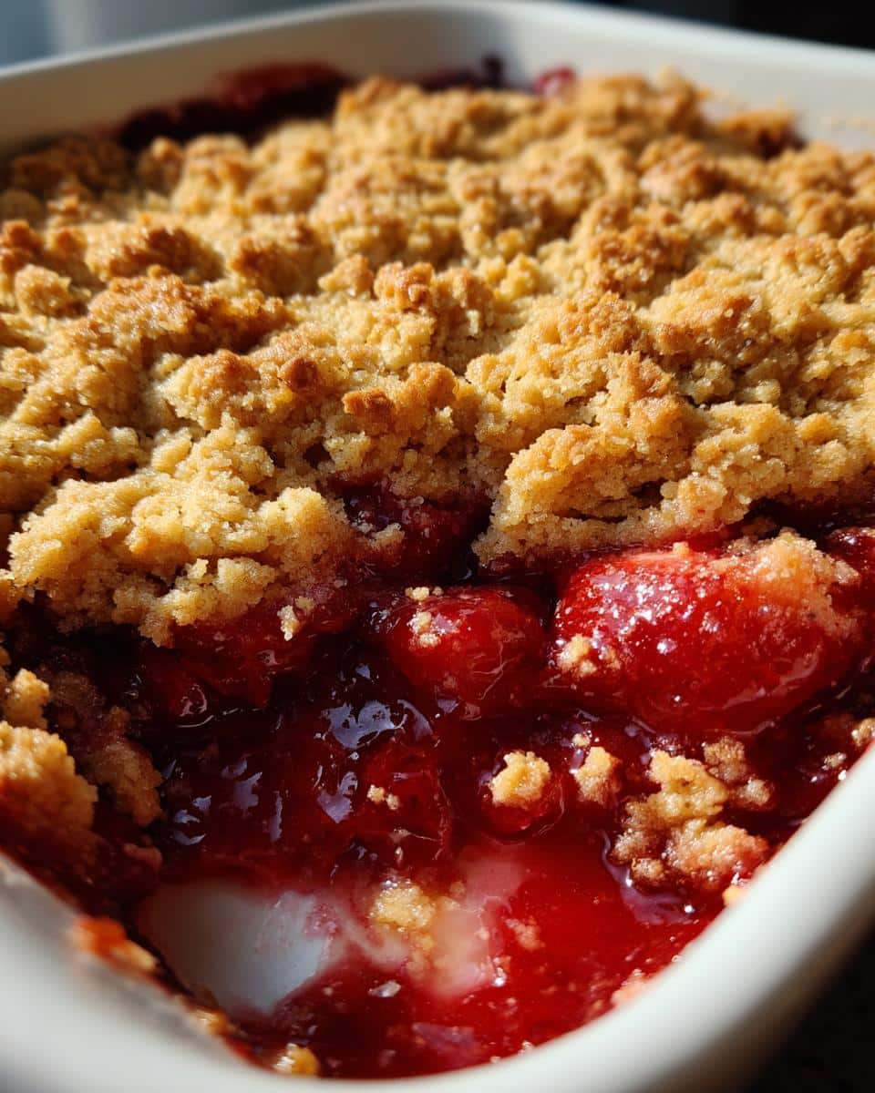 Peanut Butter and Jelly Cobbler - detail 3