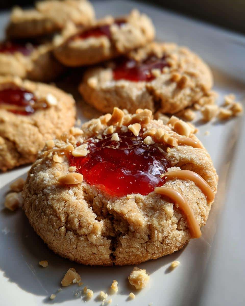 Peanut Butter and Jelly Cookies - detail 1