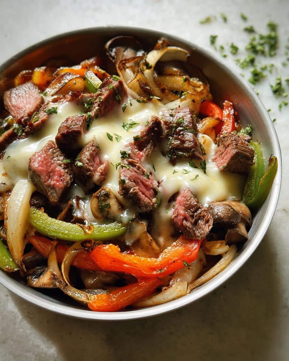 Philly Cheesesteak Bowls - detail 2