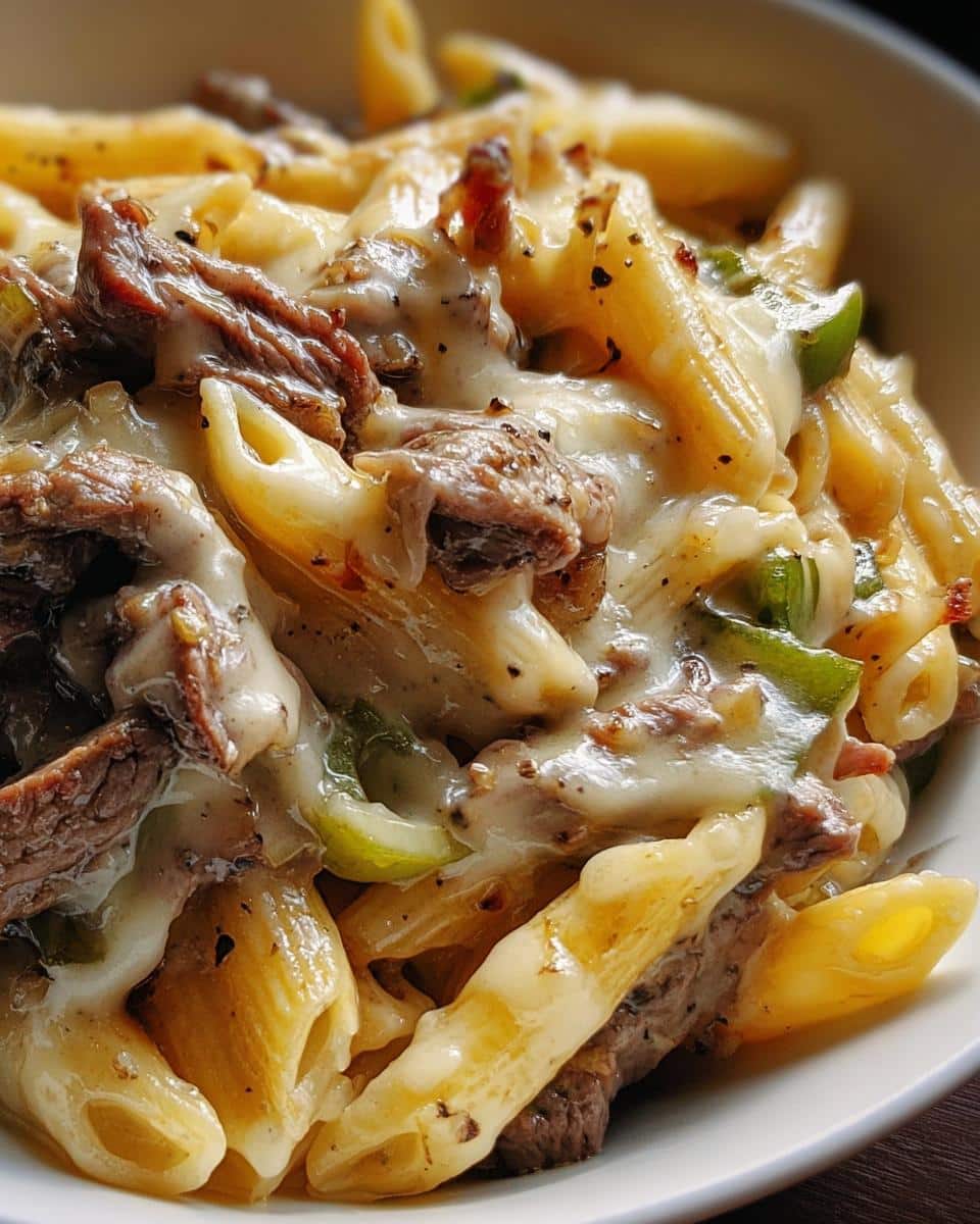 Philly Cheesesteak Pasta - detail 1