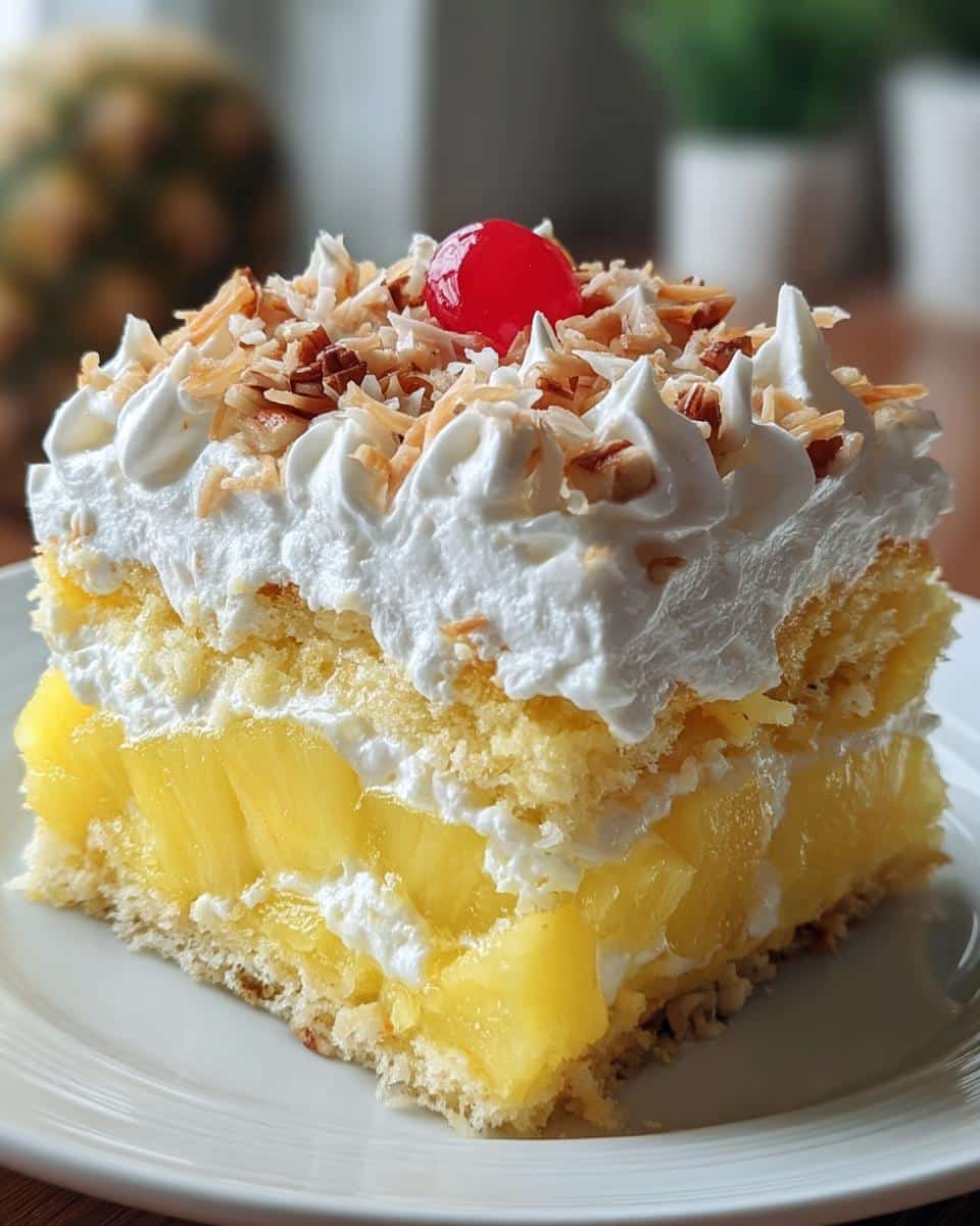 Pineapple Heaven Cake - detail 1