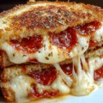 Pizza Grilled Cheese Sandwiches