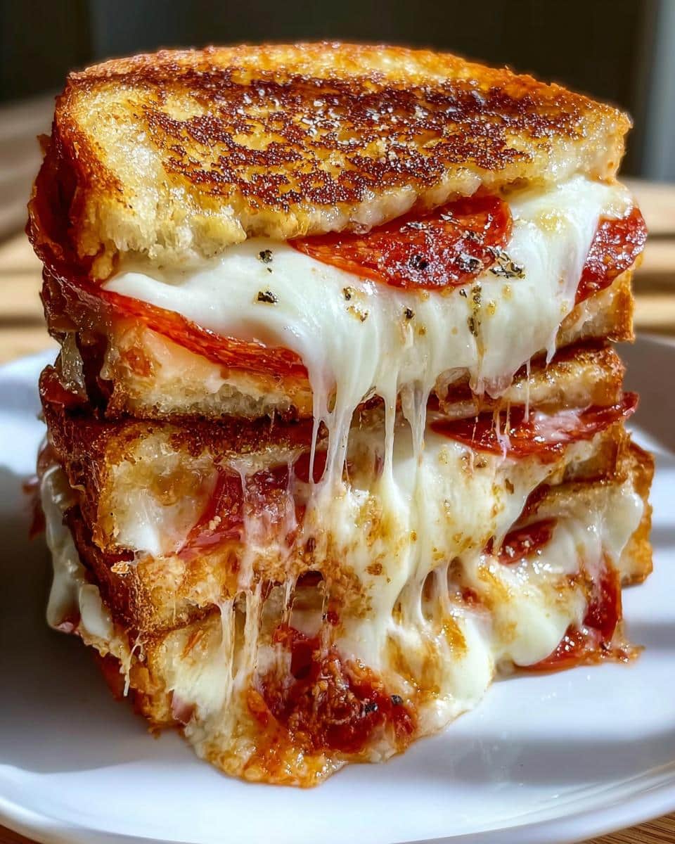 Pizza Grilled Cheese Sandwiches - detail 3