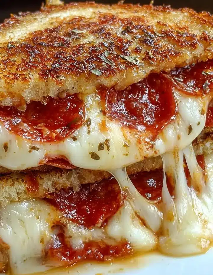 Pizza Grilled Cheese Sandwiches