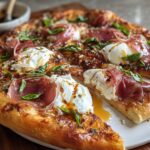 Prosciutto and Honey Burrata Pizza