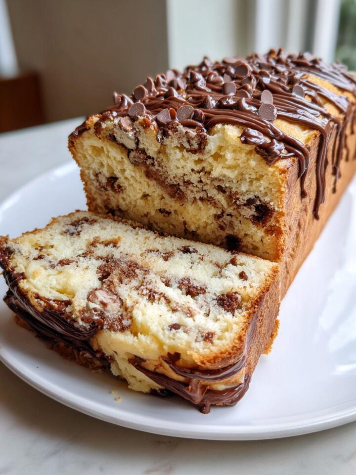 Pull-Apart Cookie Dough Cheesecake Loaf