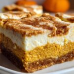 Pumpkin Cream Cheese Dream Bars