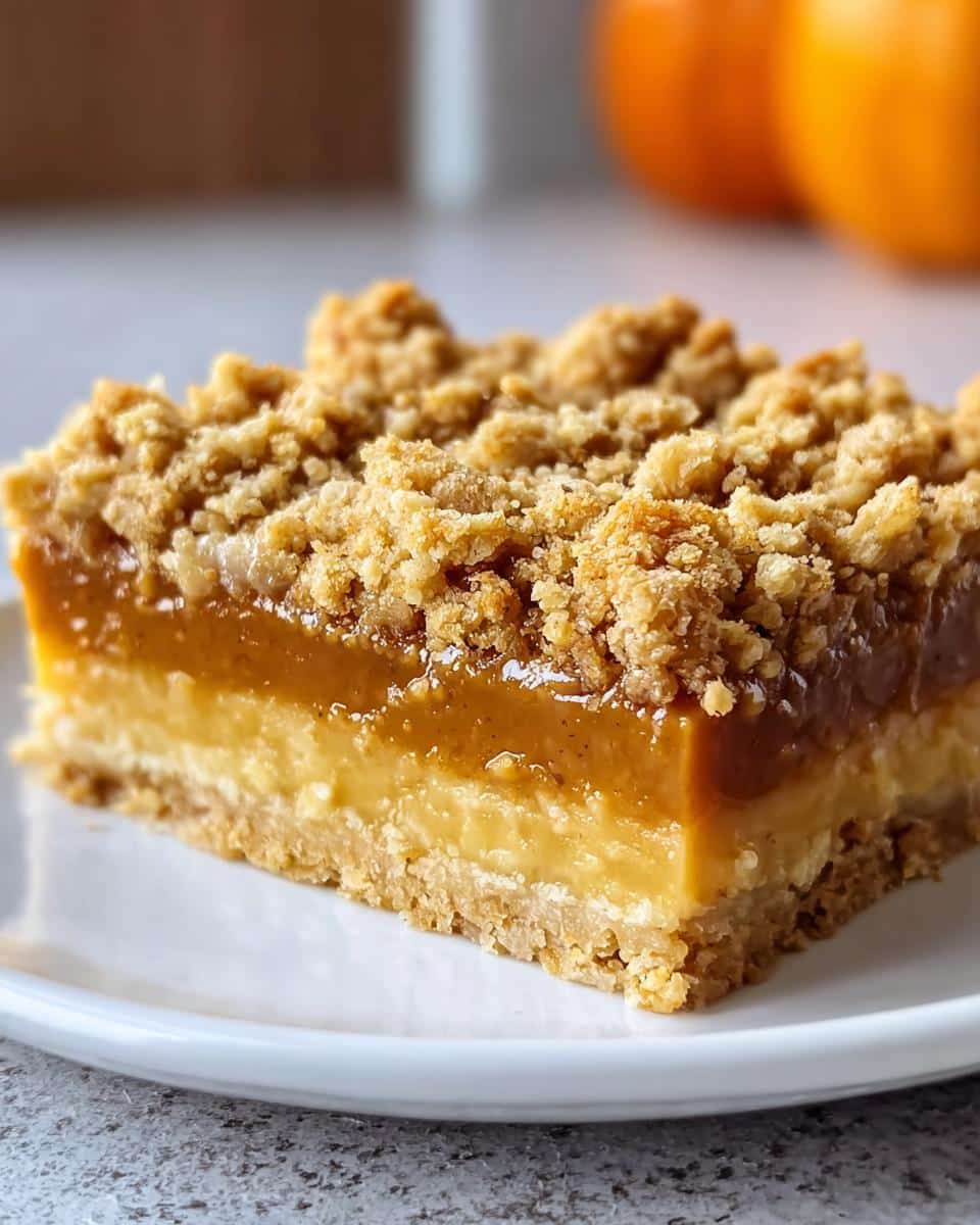 Pumpkin Pie Crumble - detail 2