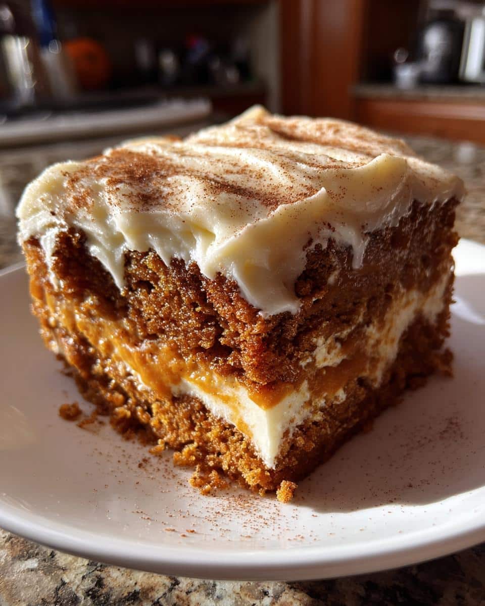 Pumpkin Spice Gooey Cake - detail 1